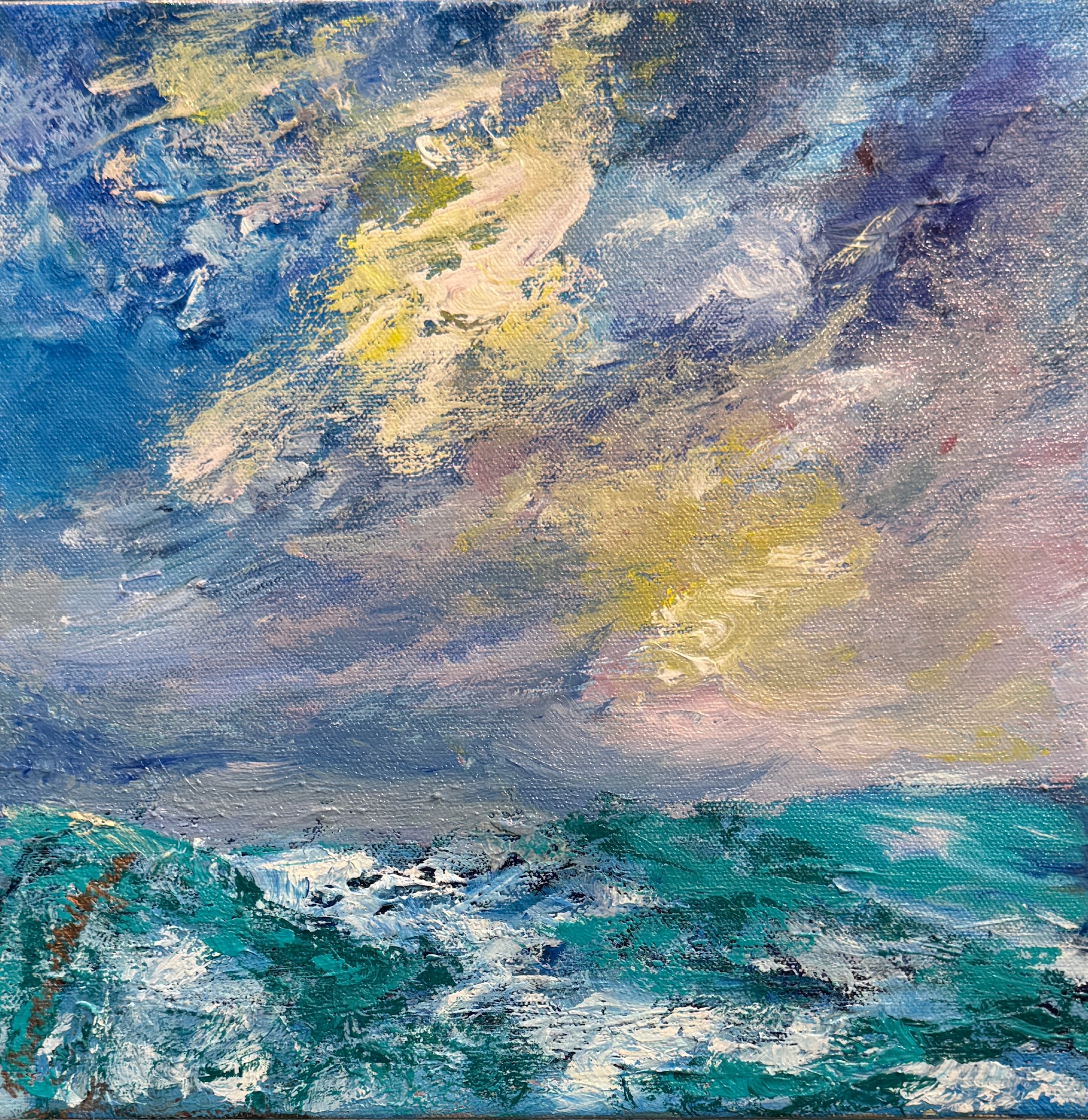 acrylic painting on canvas